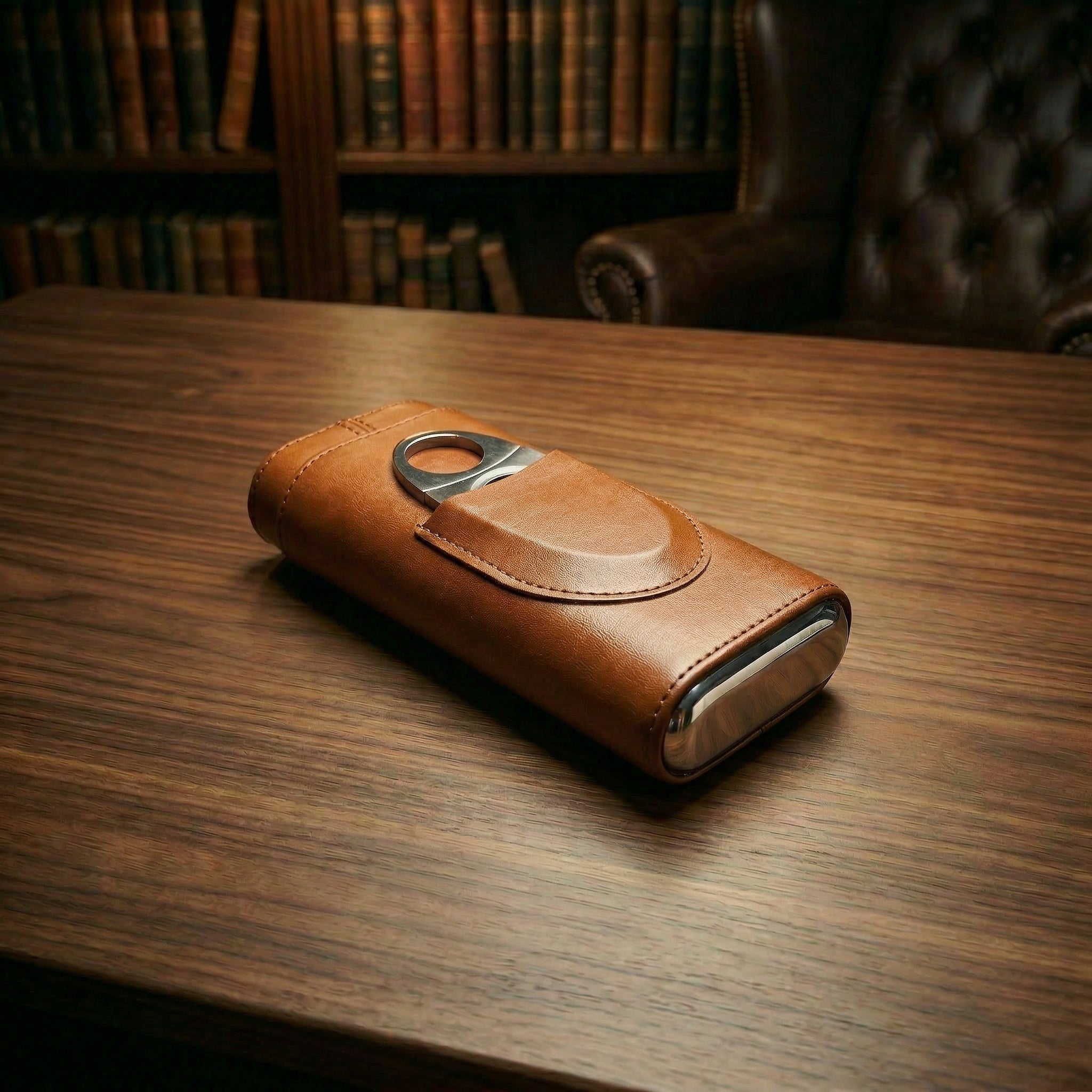 BROWN FOUNDRY CIGAR CASE