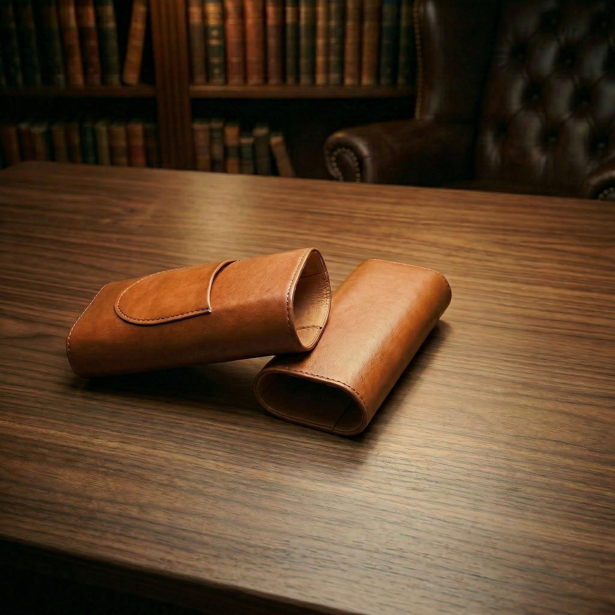 BROWN FOUNDRY CIGAR CASE
