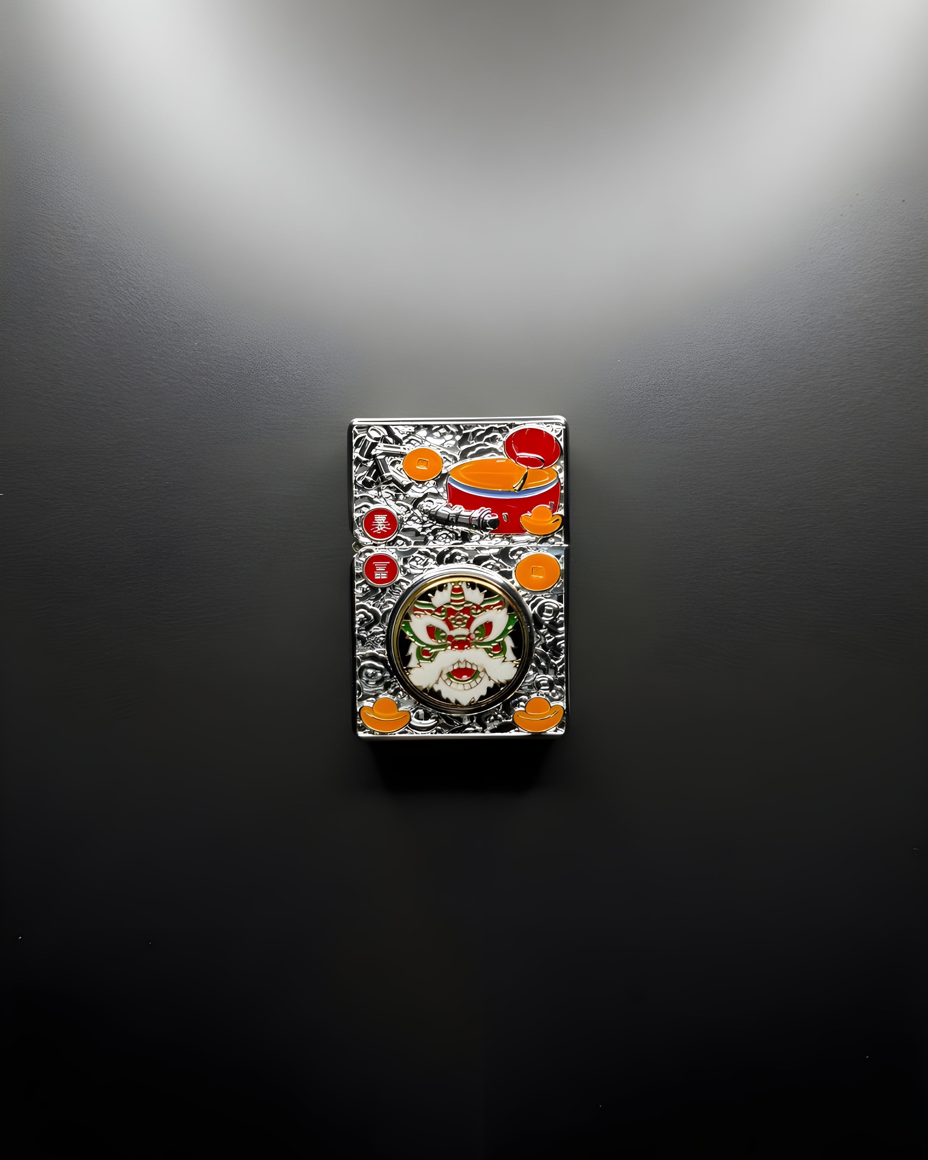 LION MEDALLION SILVER