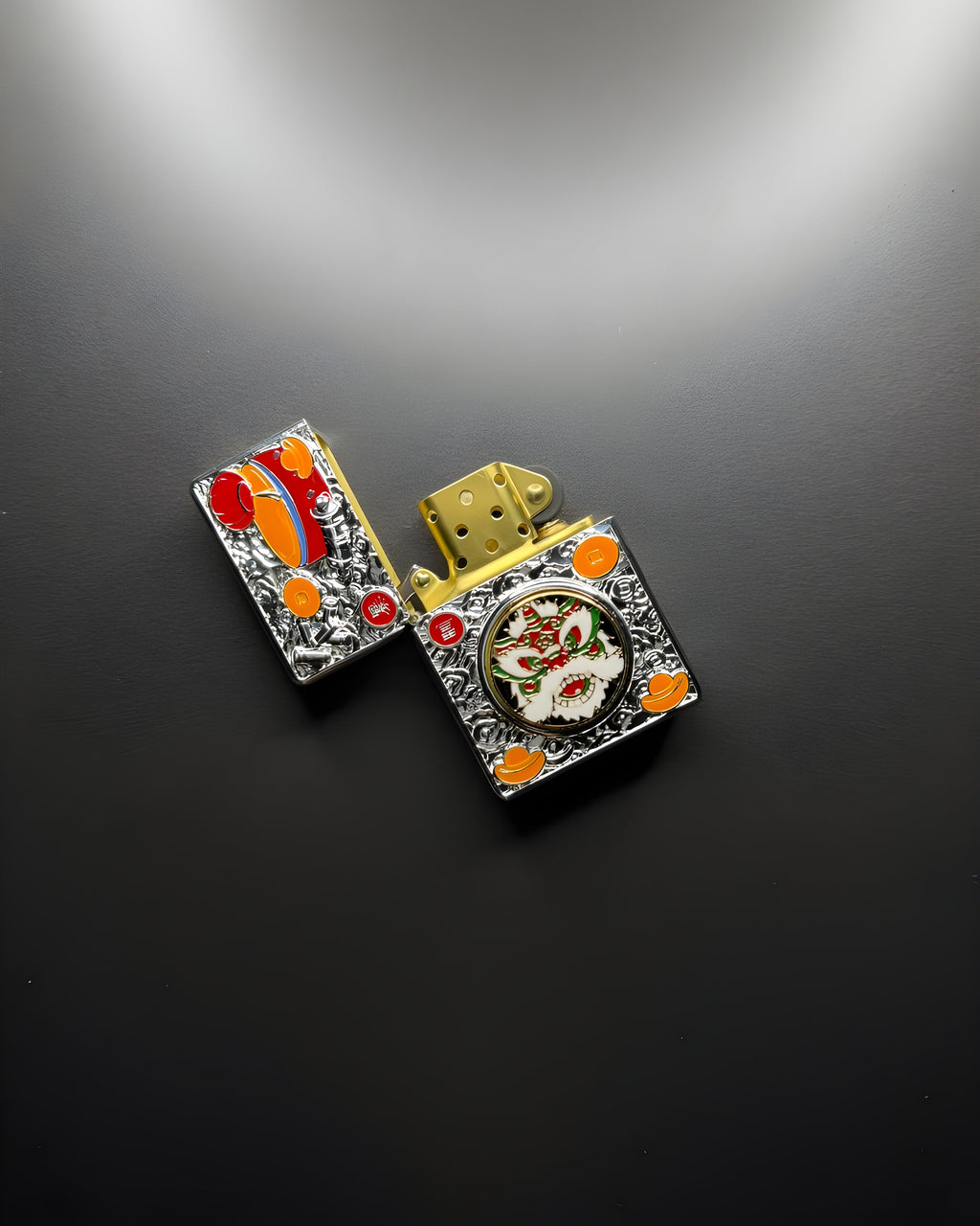 LION MEDALLION SILVER